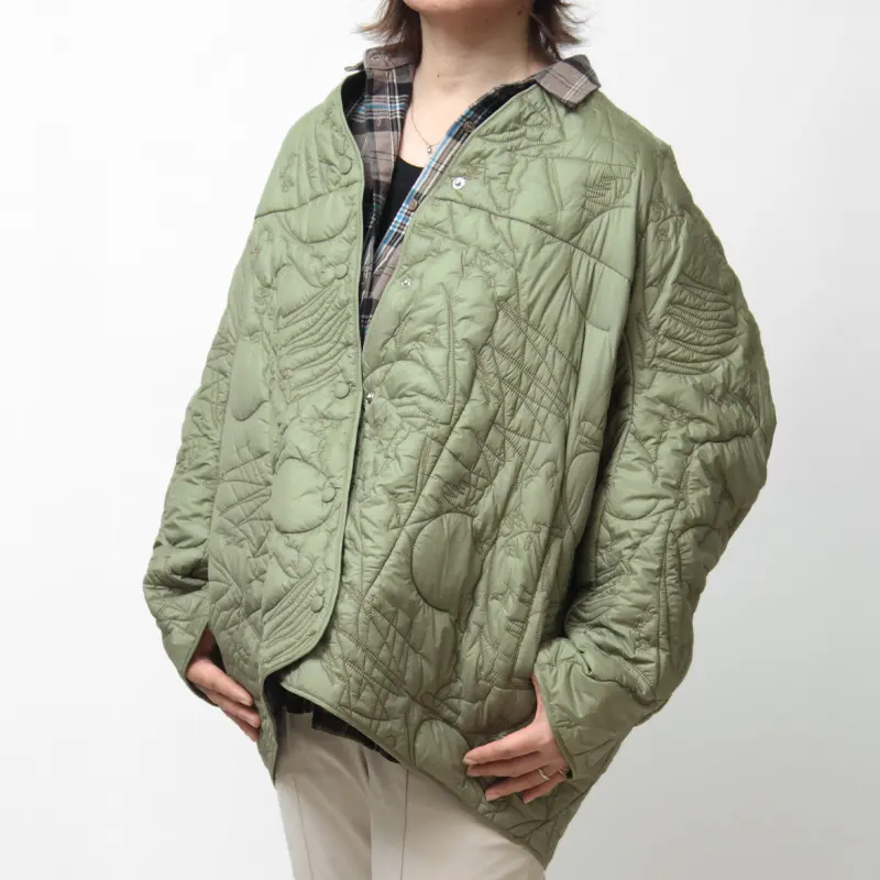 manipuri マニプリ 中綿 リバーシブル キルティングジャケット 品番：0153410125