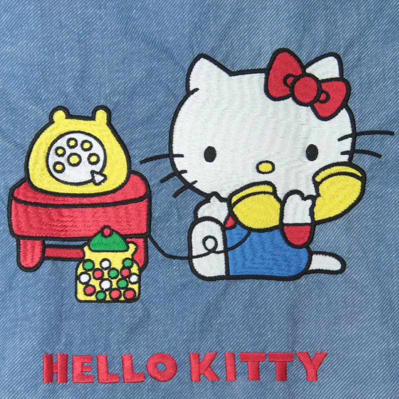 ボールアンドチェーン ハローキティモデルのエコバッグ デニム| 送料