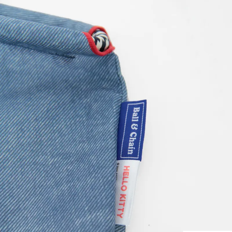 ボールアンドチェーン ハローキティモデルのエコバッグ デニム| 送料