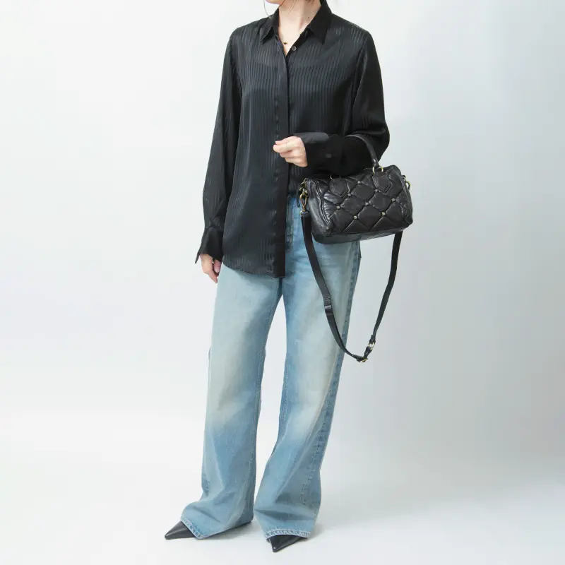 CANPOMAGGIのキルティング レザー 2way ボストンバッグ RICCIARDA