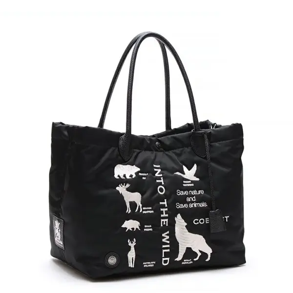 ADMJ エーディーエムジェイ デービス 34cm キューブトート (Dカン＋) BLACK