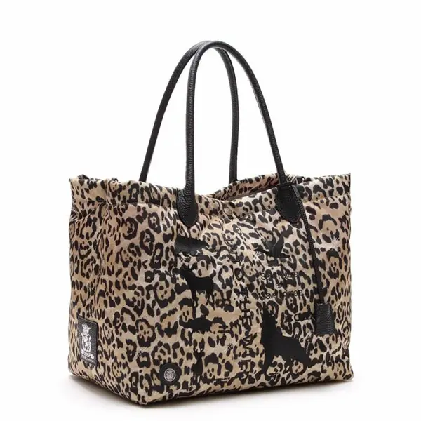 ADMJ エーディーエムジェイ デービス 34cm キューブトート (Dカン＋) LEOPARD