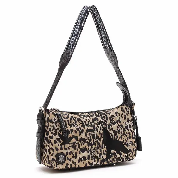 ADMJ エーディーエムジェイ デービス ソフト ワンショルダー28cm LEOPARD