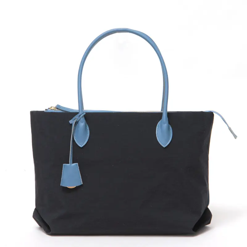 コンブナイロン×牛革 トートバッグ