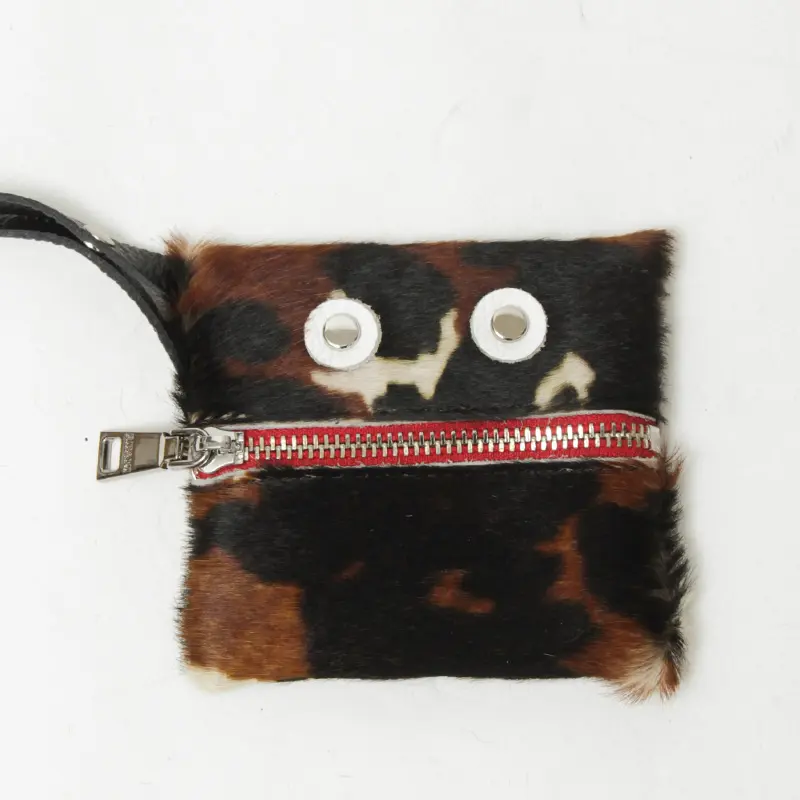 Rippy charms フェイスモチーフ ムートンバッグチャーム