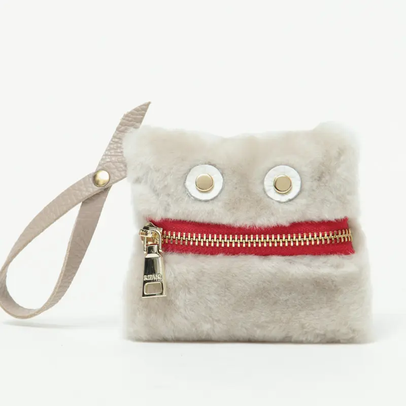RIPANI リパーニ Rippy charms フェイスモチーフ ムートンバッグチャーム SABBIA