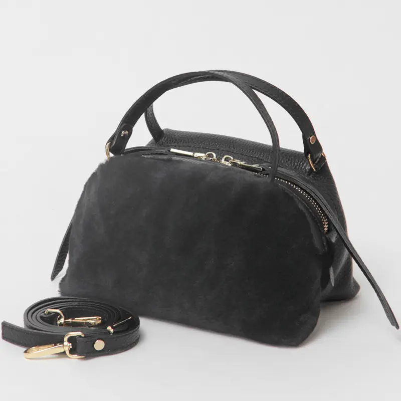RIPANI リパーニ RONDINE ムートン 2way トートバッグ (S) BLACK
