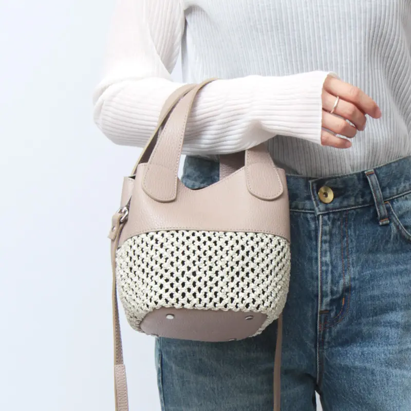 RIPANI リパーニ ANNA 2way かごバッグ (S) ECRU/SABBIA