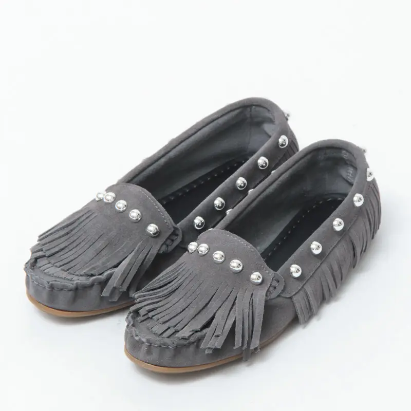 SACO スタッズ スエード モカシン