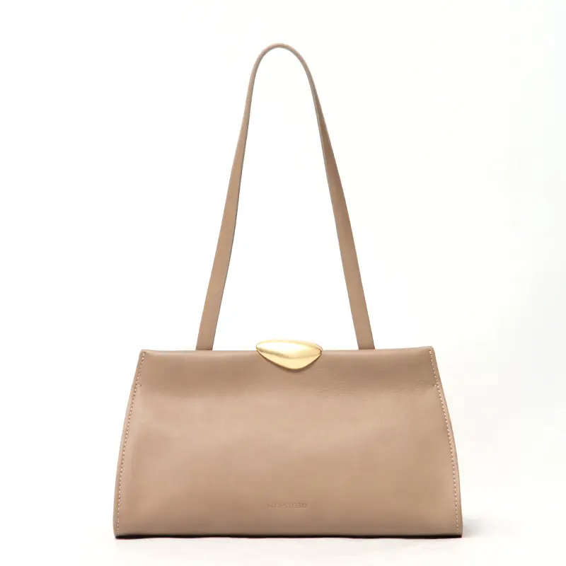 MAISON MAESTOSO メゾン マエストソ 2way レザー ショルダーバッグ NOA SOFT CAFE AU LAIT