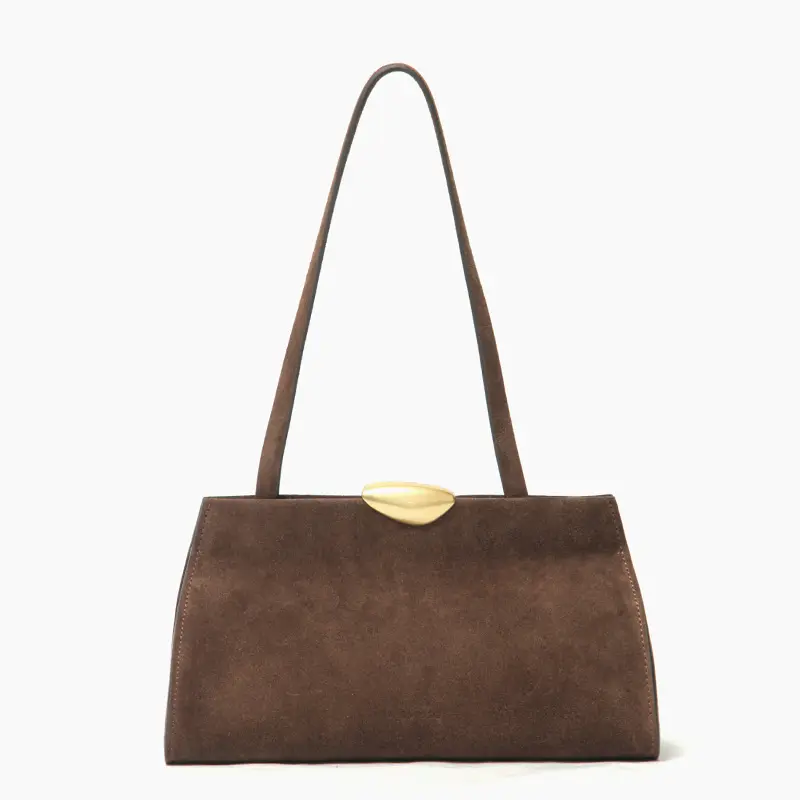 MAISON MAESTOSO メゾン マエストソ 2way レザー ショルダーバッグ NOA SOFT CHOCOLAT