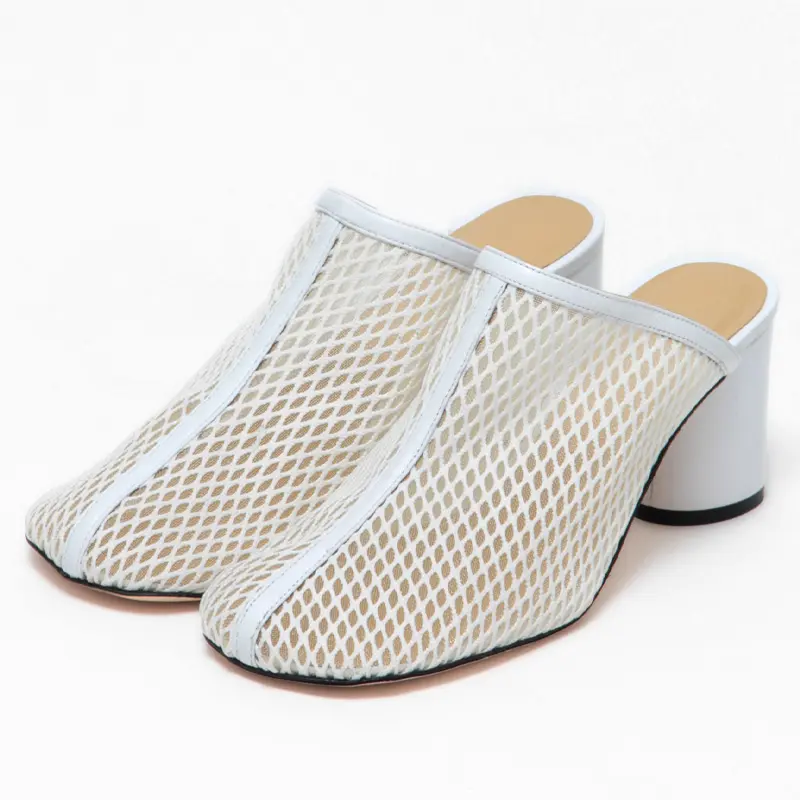 PELLICO SUNNY ペリーコサニー GRACIA メッシュ ミュールサンダル BIANCO