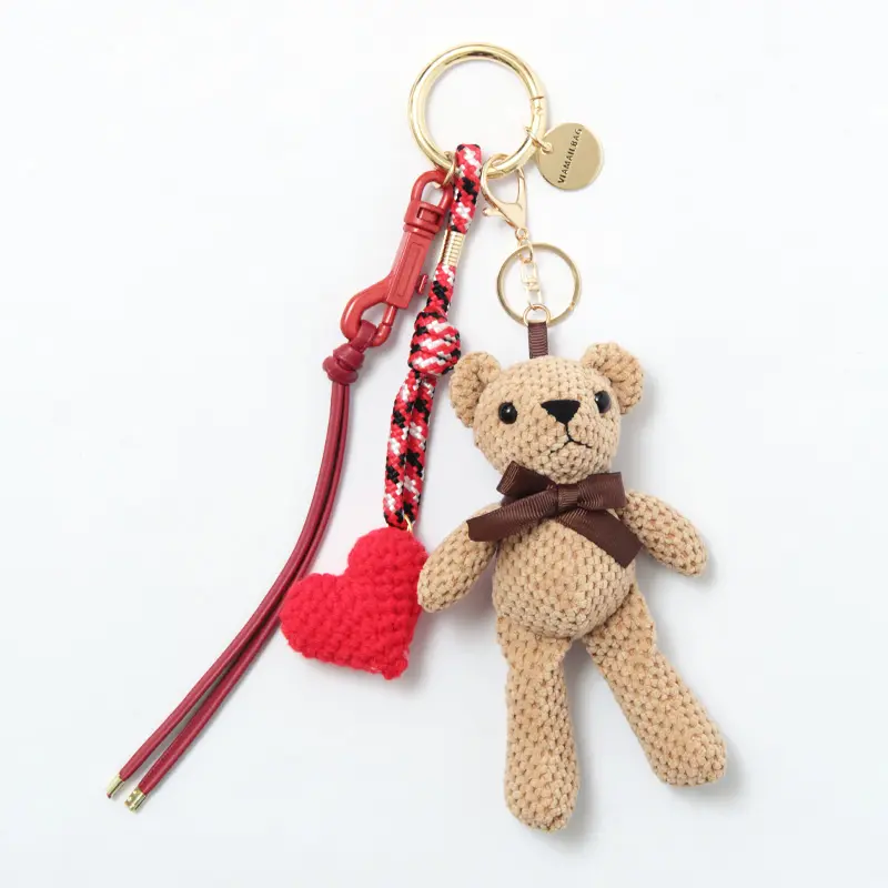 VIAMAILBAG ヴィアメイルバッグ バッグチャーム BEIGE BEAR