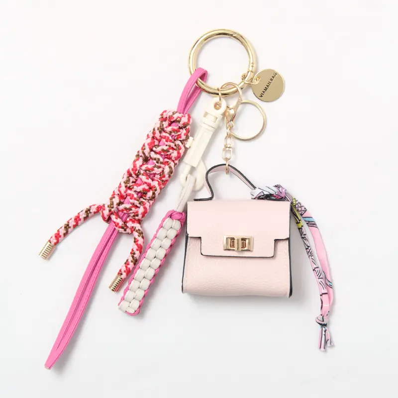 VIAMAILBAG ヴィアメイルバッグ バッグチャーム L.PINK BAG