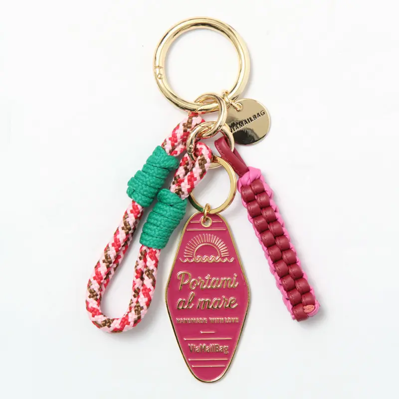 VIAMAILBAG ヴィアメイルバッグ バッグチャーム PINK