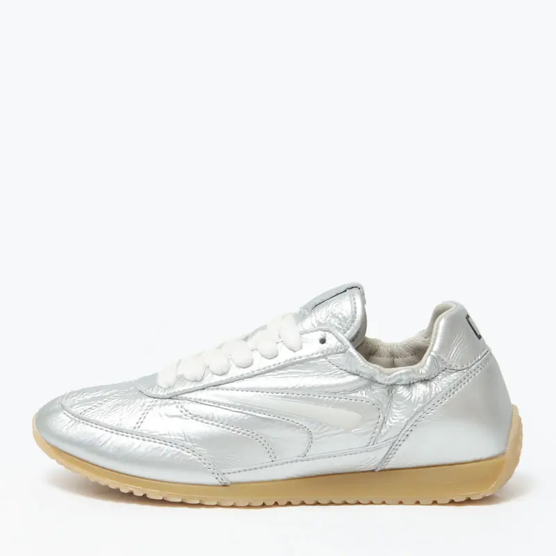DATE デイト ATHLETA BALLET LAMINATED SILVER スニーカー
