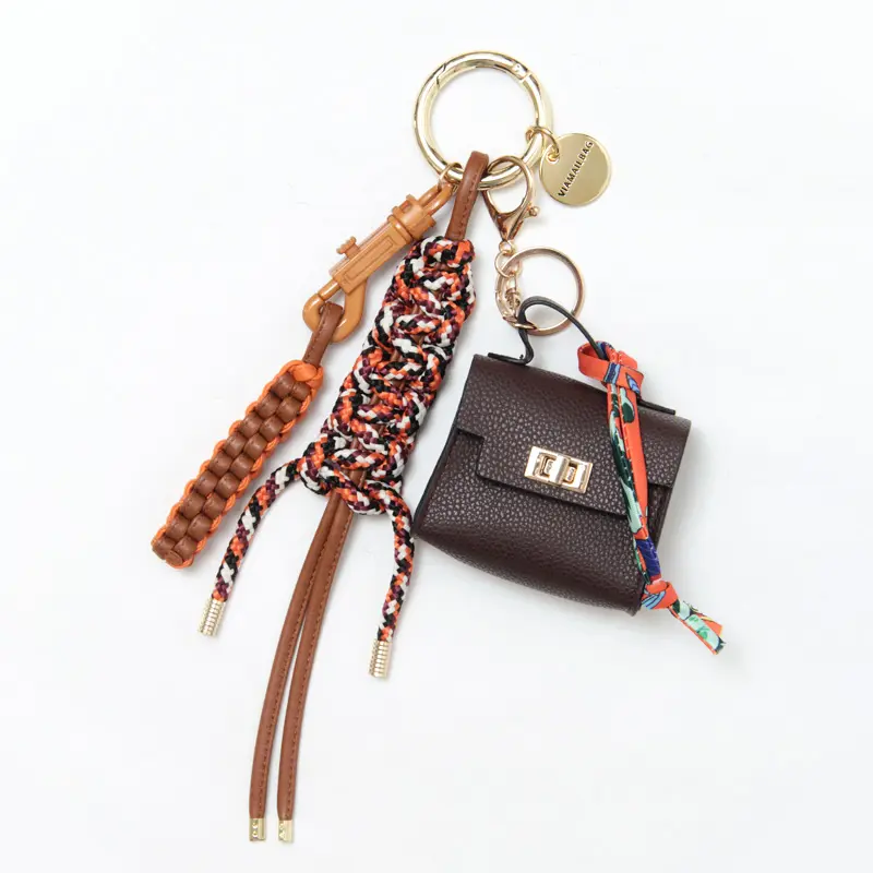 VIAMAILBAG ヴィアメイルバッグ バッグチャーム ORANGE BAG