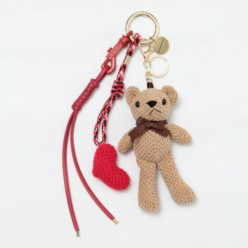VIAMAILBAG ヴィアメイルバッグ バッグチャーム HEART/BEAR
