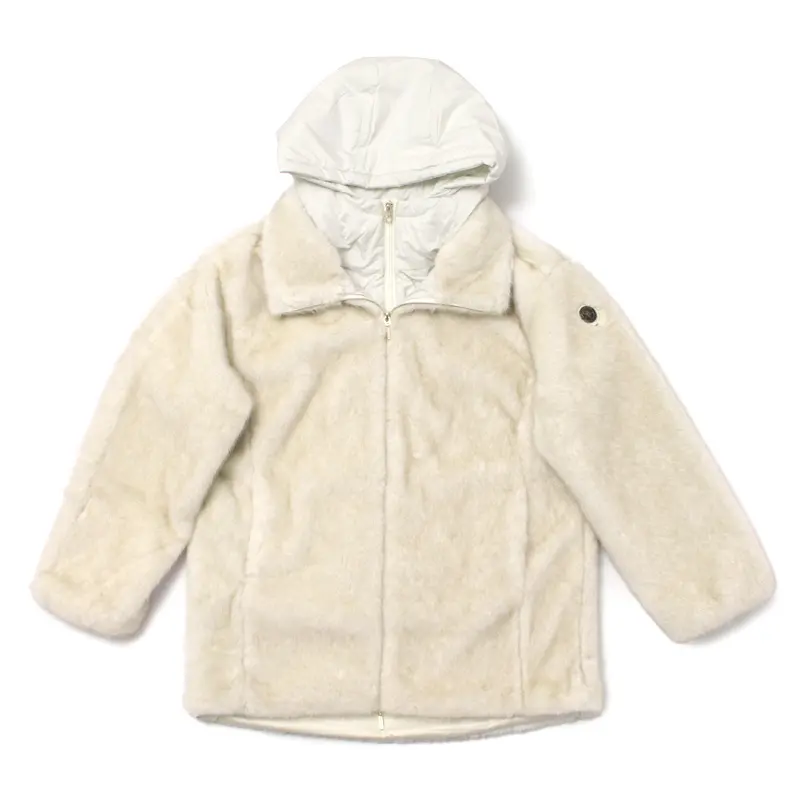 CAPE HORN ケープホーン FLACO フェイクファーコート OFFWHITE