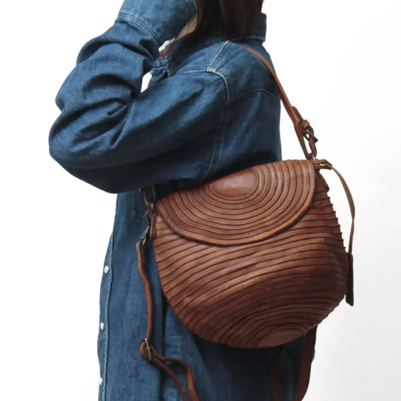 AL'X アレックス レザー 2way ハンドバッグ