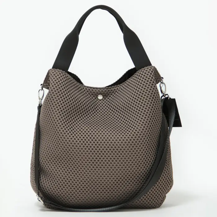 le camouflage tribe ル カムフラージュ トライブ 2way メッシュ トートバッグ グレーベージュ