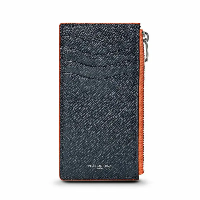 PELLE MORBIDA ペッレモルビダ BARCA レザー フラグメントケース ネイビー