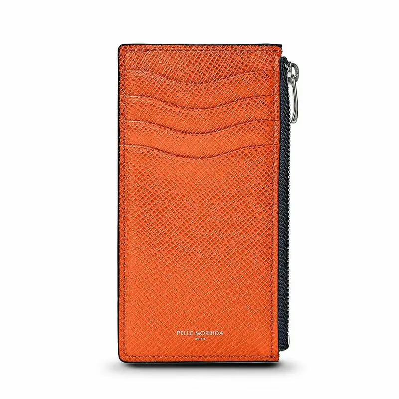 PELLE MORBIDA ペッレモルビダ BARCA レザー フラグメントケース オレンジ