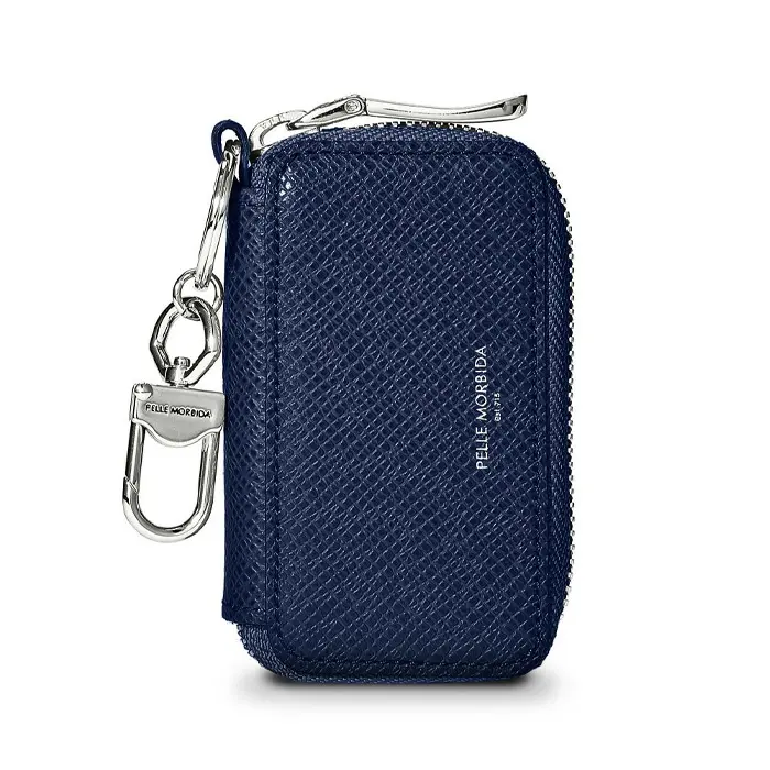 PELLE MORBIDA ペッレモルビダ Barca 型押しレザー キーケース
