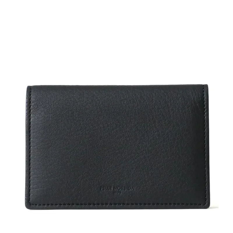 PELLE MORBIDA ペッレモルビダ Barca レザー 名刺入れ ブラック