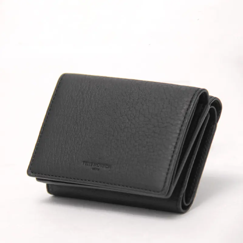 PELLE MORBIDA ペッレモルビダ Barca フルグレインレザー 三つ折り コンパクトウォレット