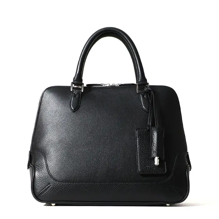 PELLE MORBIDA ペッレモルビダ Maiden Voyage シュリンクレザー ブガッティバッグ ブラック