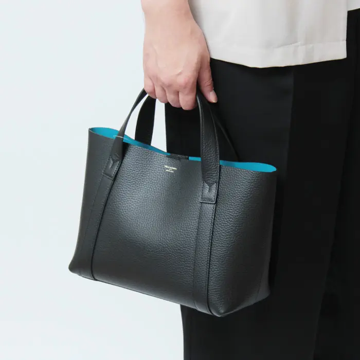 PELLE MORBIDA ペッレモルビダ Tela Marina ダブルフェイス ミニトートバッグ