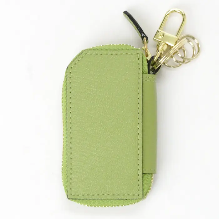 L'arcobaleno ラルコバレーノ ゴートレザー スマートキーケース AVOCAD/WHITE