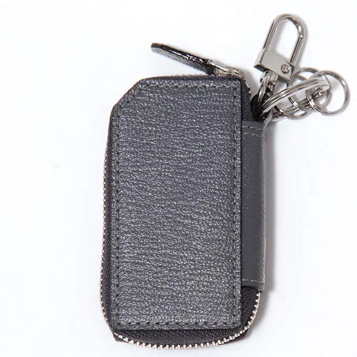 L'arcobaleno ラルコバレーノ ゴートレザー スマートキーケース CGRAY/LGRAY