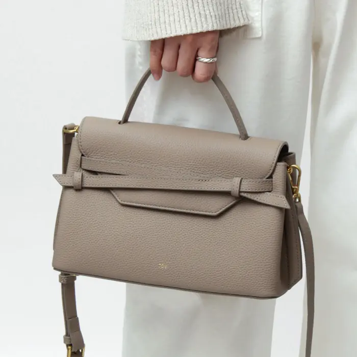 TOV トーヴ MIMI M レザー 2way ハンドバッグ (M) ≪3月末≫グレージュ