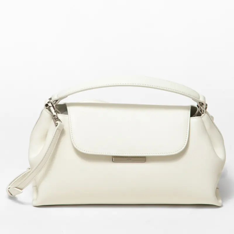 TOV トーヴ SOUFFLE レザー 2way ハンドバッグ (S) ホワイト