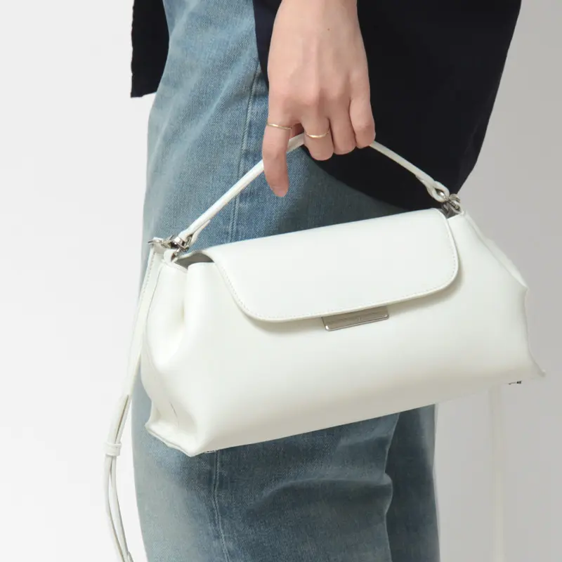 SOUFFLE レザー 2way ハンドバッグ (S)