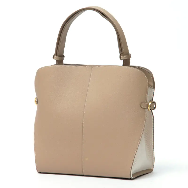 TOV トーヴ RIEN レザー ファブリック コンビ ワンハンドルバッグ