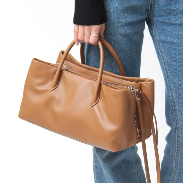 MARY AL TERNA メアリオルターナ RIKYU イタリアンカウレザー トートバッグ (M)