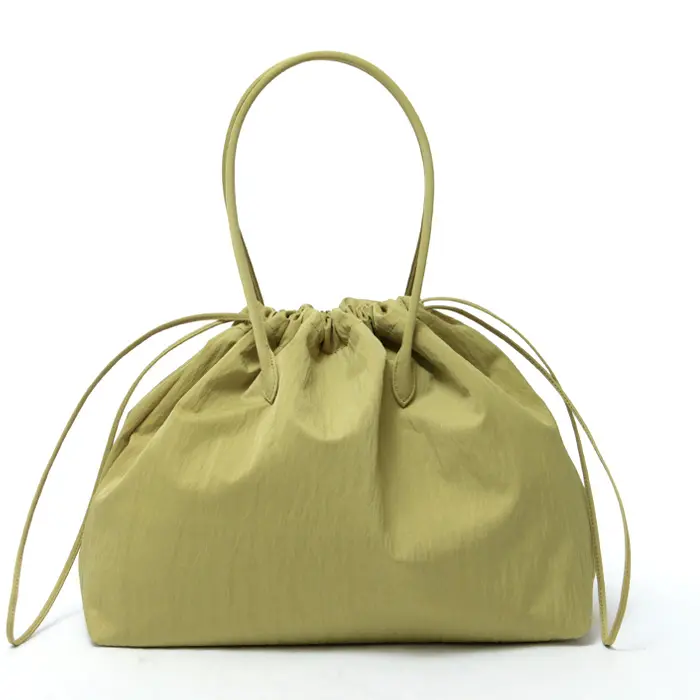 MARY AL TERNA メアリオルターナ WRING ナイロン 巾着 トートバッグ PISTACHIO