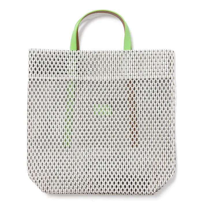 MARY AL TERNA メアリオルターナ GAP メッシュ トートバッグ (L) PISTACHIO×CAMEL【新色】