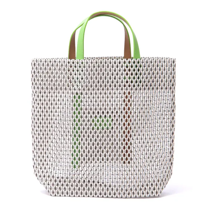 MARY AL TERNA メアリオルターナ GAP メッシュ トートバッグ (M) PISTACHIO×CAMEL【新色】