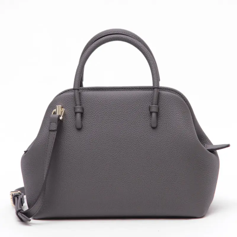 PUNTI. プンティ WALTZ シュリンクレザー 2way トートバッグ HAND COFFEE