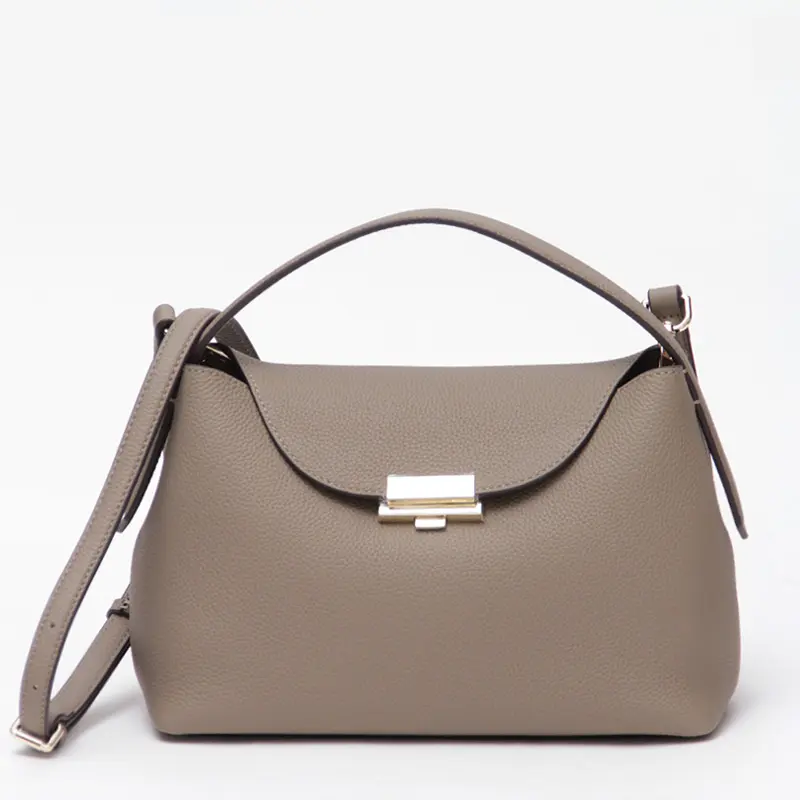 PUNTI. プンティ MAGNOLIA シュリンクレザー 2way ハンドバッグ HAND HAZEL