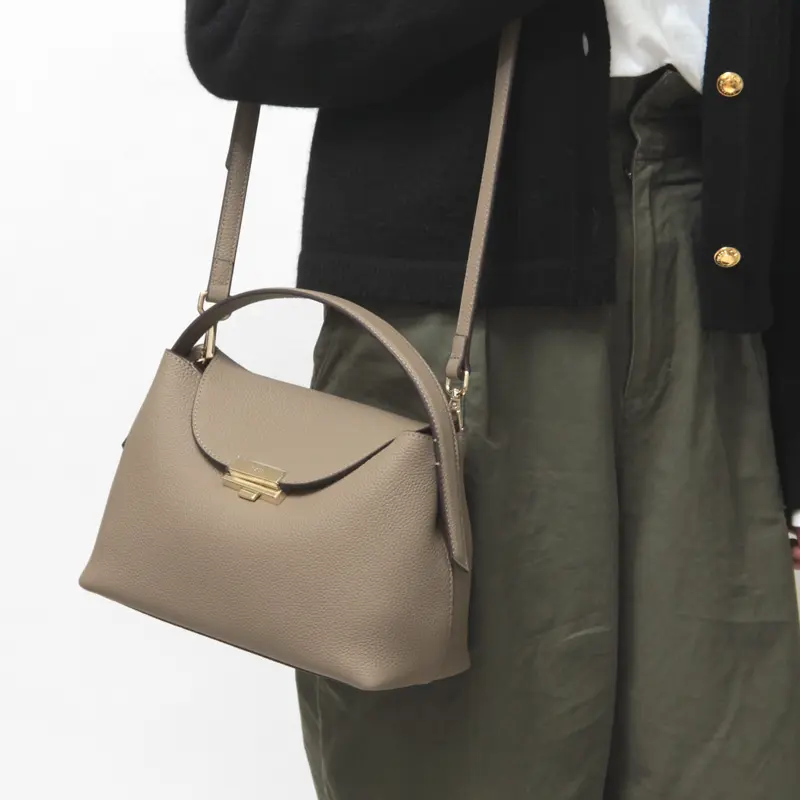 MAGNOLIA シュリンクレザー 2way ハンドバッグ HAND