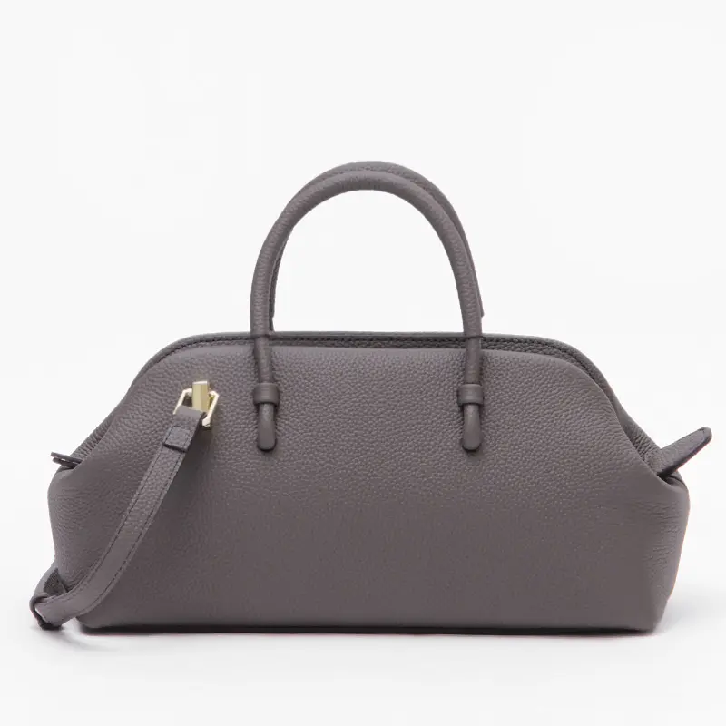 PUNTI. プンティ WALTZ シュリンクレザー 2way トートバッグ WIDE COFFEE