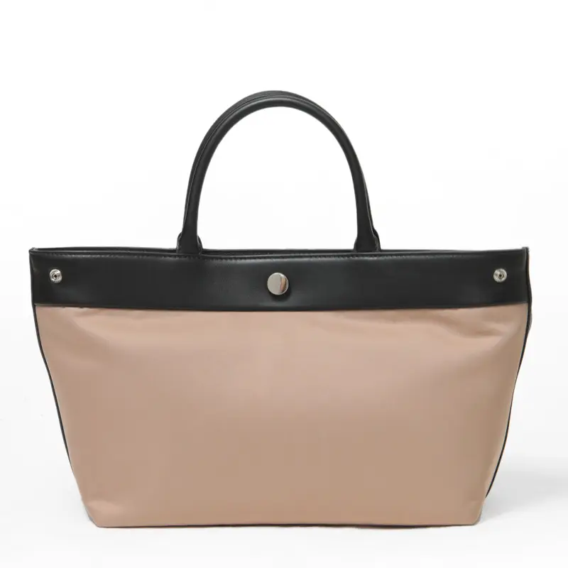 SOMEWHERE STUDIO サムウェア ステュディオ PORT 舟形 トートバッグ (M) BEIGE/BLACK
