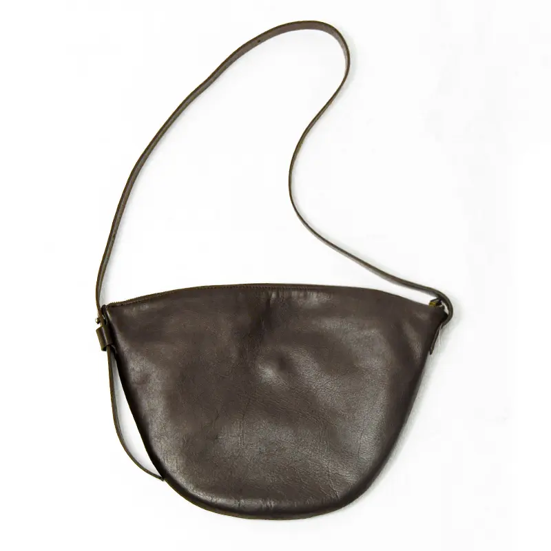 Bucket Baggage バケットバゲージ orange piece shoulder Large ショルダーバッグ DK.CHOCO