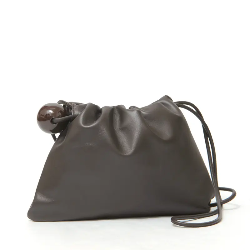 Bucket Baggage バケットバゲージ BALL CHARM SOFT MINI ショルダーバッグ DK.CHOCO