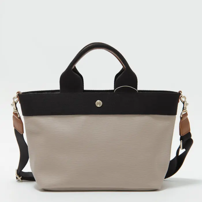 TOPKAPI トプカピ リプル ショルダー付き ミニトートバッグ (M) トープ